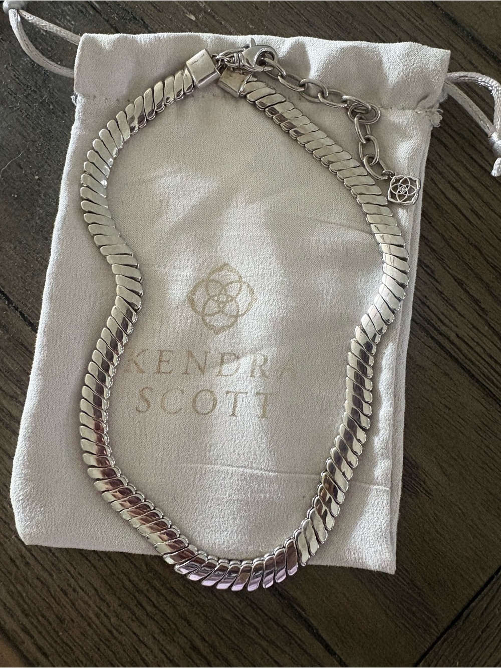 Kendra Scott Silver Chain Necklace